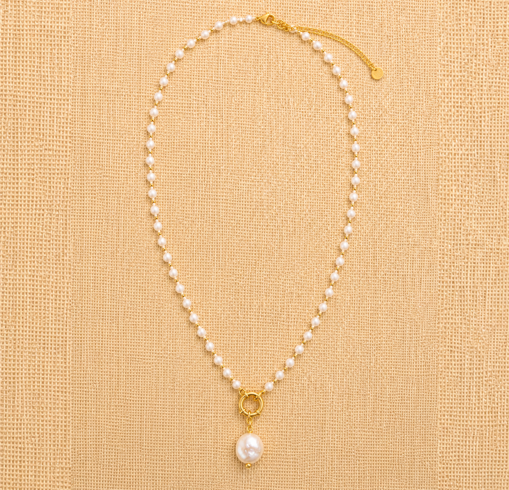 VB18-Minimal Pearl Necklace
