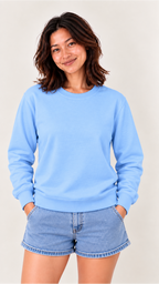 Custom Women's Sweatshirt-Blue