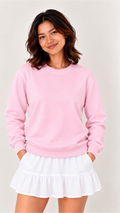 Custom Women's Sweatshirt-Pink