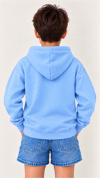 Custom Youth Boy Hoodie-Blue