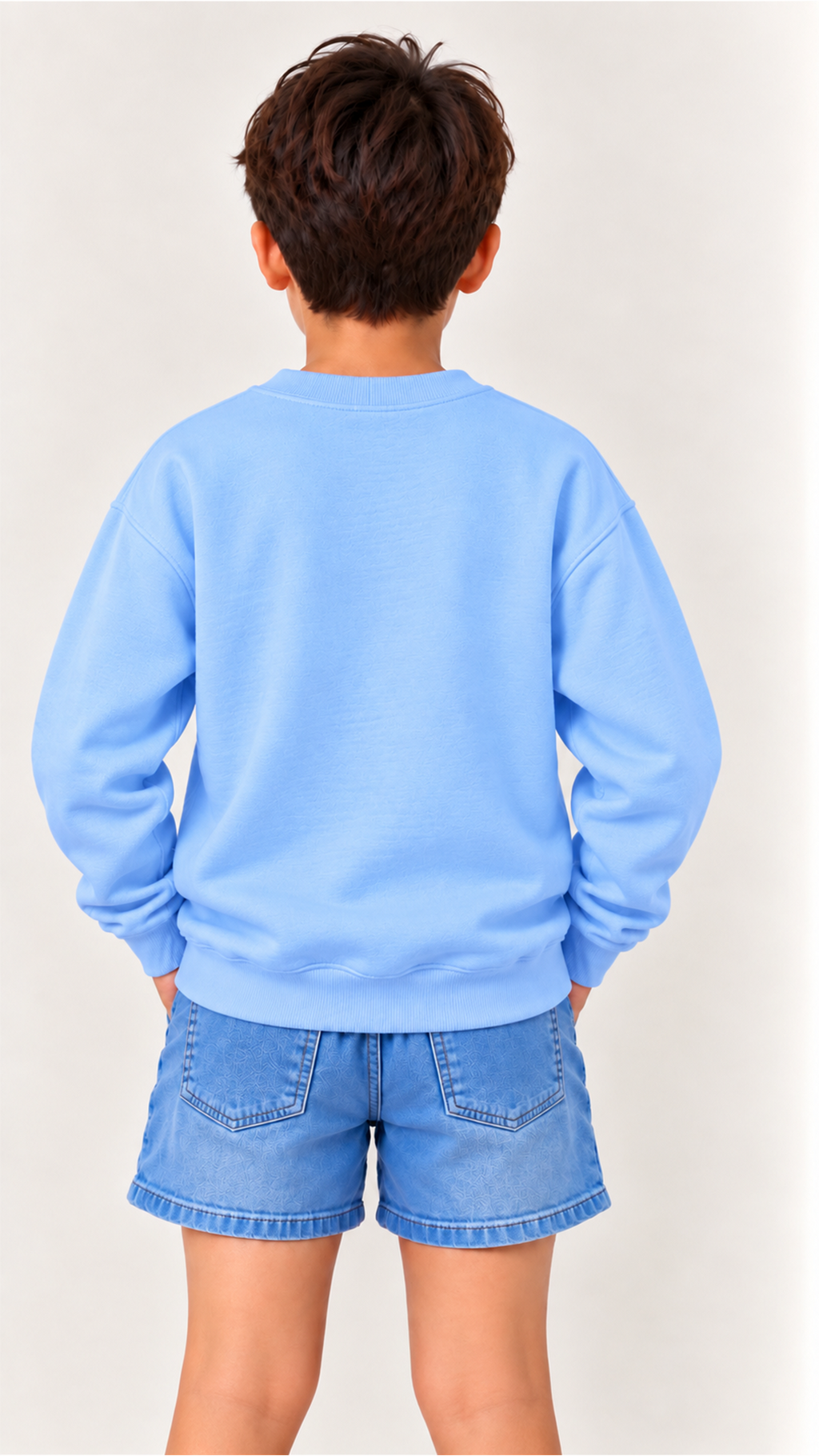 Custom Youth Boy Sweatshirt-Blue