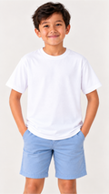Custom Youth Boy T-Shirt-White
