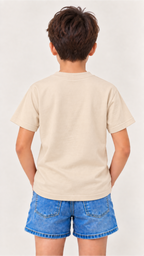 Custom Youth Boy T-Shirt-Beige