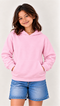 Custom Youth Girl Hoodie-Pink