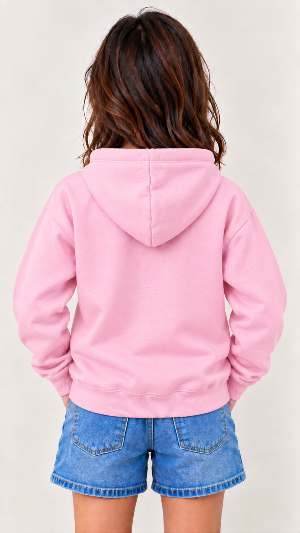 Custom Youth Girl Hoodie-Pink