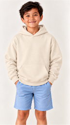 Custom Youth Boy Hoodie-Beige