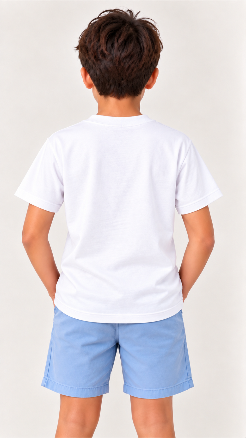 Custom Youth Boy T-Shirt-White