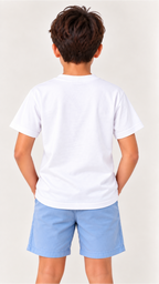 Custom Youth Boy T-Shirt-White