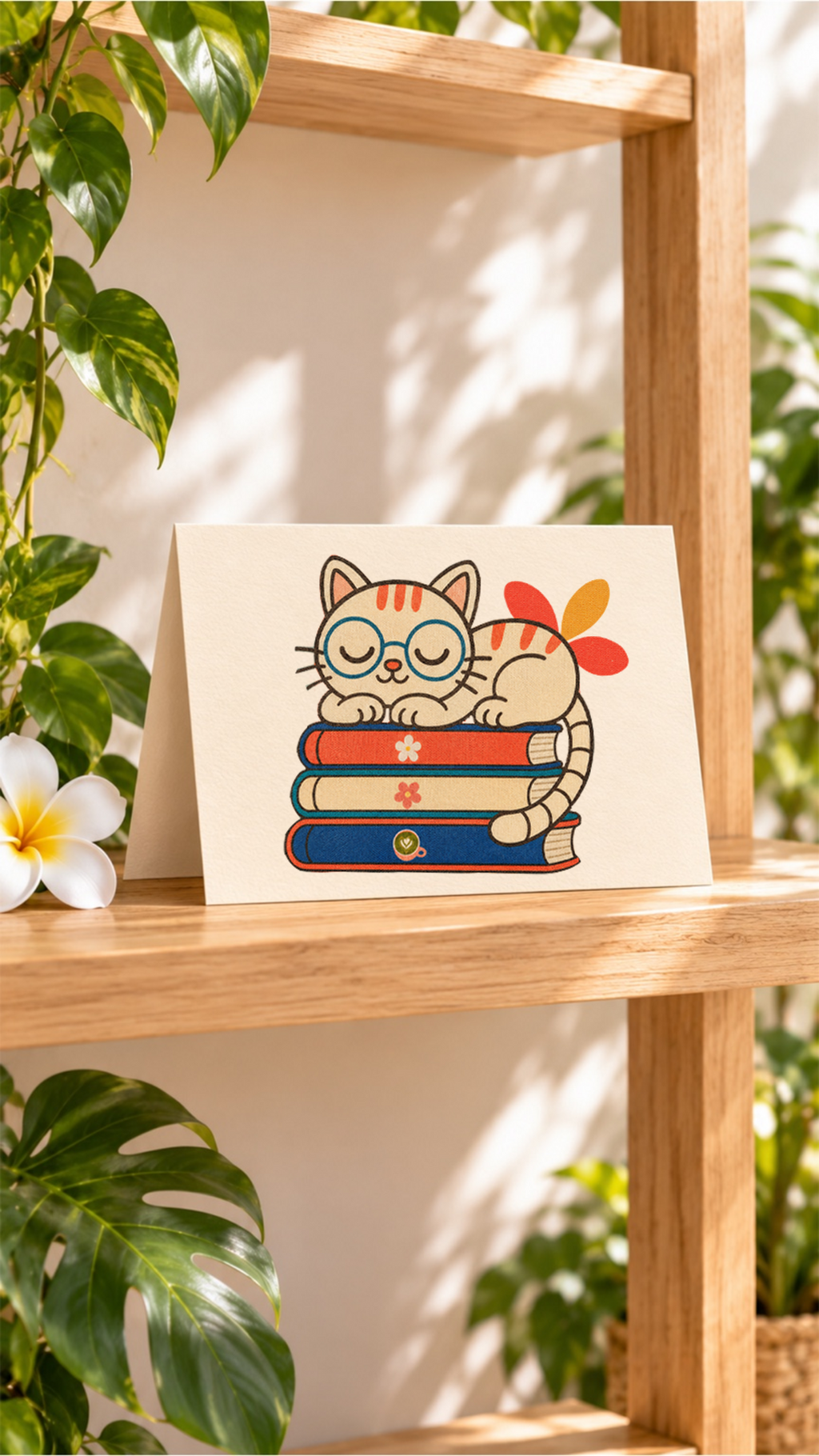 Cozy Cat & Books Collection